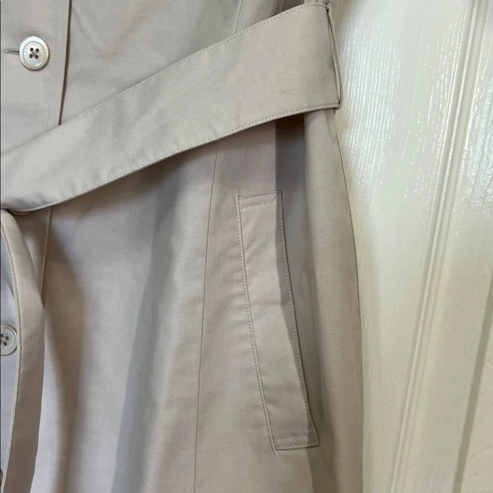 Brooks Brothers Cotton Belted Safari Shirt Dress Sz 8 - Picture 5 of 12